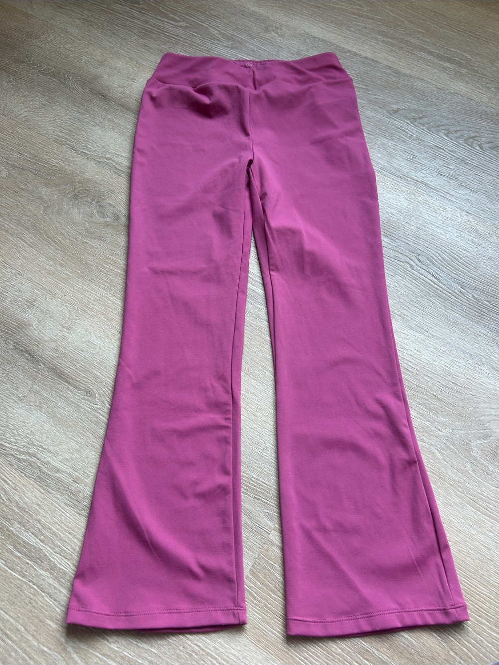 Fuchsia Flare Leg We Wander Active Pants